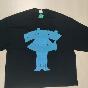 Quá Khổ Boxy phù hợp với áo thun 100% cotton thời trang dạo phố TEE Áo Sơ Mi Ngắn Tay Áo T-shirt biểu tượng tùy chỉnh cắt Boxy t Áo Sơ Mi Nam - Product Image 5