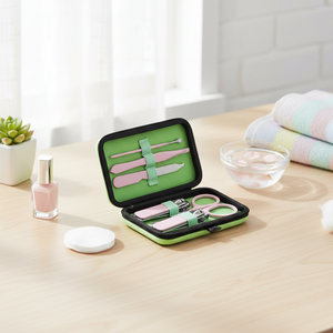 6-Piece <b>Nail</b> Care Set Manicure & Pedicure Essentials in Colorful Design - Product Image 3