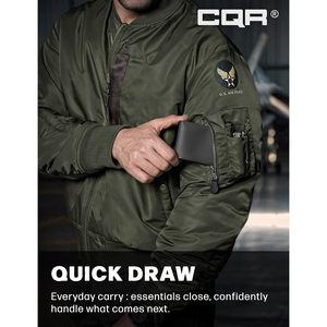 Tesla Gears Men's Bomber <b>Jacket</b> MA-1 Flight Style Water Resistant Windproof Zip-Up Casual Outdoor <b>Jacket</b> With Pocket - Product Image 5