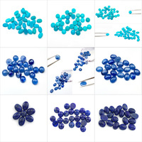 Pierres Précieuses Naturelles Personnalisées Grenat Améthyste Olivine Apatite Citrine Topaze, Cabochons et Taille Ovale, Travail Manuel DIY