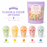 Halloween Pumpkin Shaped Wax Candy Sweets 200g Bulk Fruit Syrup Filled Holiday Party Treats Food Grade