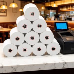 Rollo de Papel Térmico para Impresora de Caja <span class=keywords><strong>Registradora</strong></span> POS, Directo de Fábrica, Alta Calidad, Impresión Nítida, Buena Compatibilidad - Product Image 1