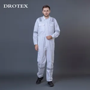 Oem Industrial Work Clothes Cotton Fire Resistant Safety Clothing Work Nomex Welding Coverall