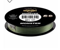 Lignes de pêche tressées Monster S9 300M, technologie S Braid, 9 brins, multifilament en nylon, vert flottant, 30LB 40LB 50LB 80LB 100LB