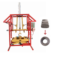 Machine automatique de double triplement de pneu pneumatique populaire pour la machine de doublage de pneu du marché japonais