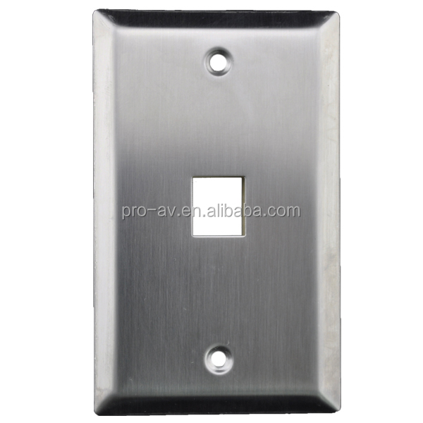 1 Gang Blank Wall Switches Stainless Steel Cover Wall Plate
