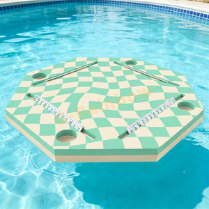 Table de Mahjong flottante de <span class=keywords><strong>luxe</strong></span>, table de Mahjong américaine en mousse EVA pour les fêtes en intérieur/extérieur, table de Mahjong pour la piscine - Product Image 1