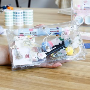 Mode ins sac de <span class=keywords><strong>rangement</strong></span> transparent PVC wrap soins de la peau étanche pratique main billet information sac de <span class=keywords><strong>rangement</strong></span> - Product Image 6