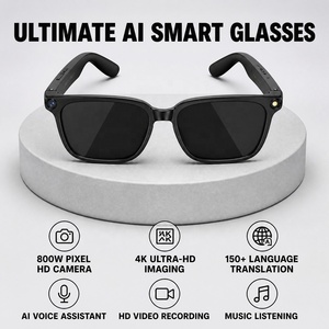 Smart <b>Glasses</b> 8MP 4K HD <b>Camera</b> Photography Chatgpt Ai Translation Smart Voice Assistant WIFI Transfer Photochromic Lenses - Product Image 1