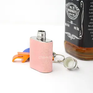 Most Famous Wine Pot Metal 1 Oz Keychain Nimi Portable Stainless Steel Hip Flask Alcohol