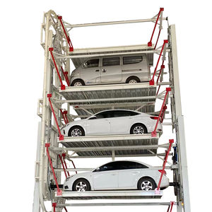 Vertical Electric Smart System Rotating Rotary Car Turn Table Traveling Stack Vehicle Underground Parking Lift