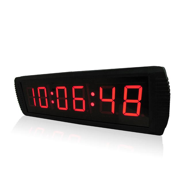 Digital LED Wall Desk Clock for Living Room Office Conference Bedroom With Remote Control & Countdown Stopwatch Timer Function