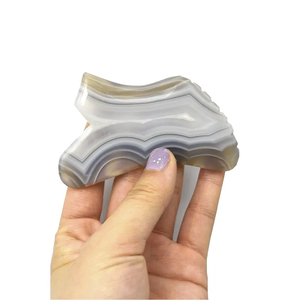 Royal Agate Masaje holístico Piedra Facial Guasha Herramienta para antiarrugas Estiramiento DE LA PIEL Masajeador facial - Product Image 3