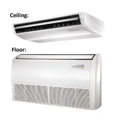 Climatiseur de plafond à cassette multizone pour appartement quadruplex de 756 pieds carrés <span class=keywords><strong>sur</strong></span> deux étages, console, conduit, ventilateur, bobine Midea - Product Image 4