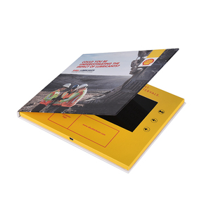 Personalizado aceptado muestra de vídeo folleto pantalla táctil Video invitación tarjeta de felicitación para <span class=keywords><strong>la</strong></span> promoción - Product Image 4