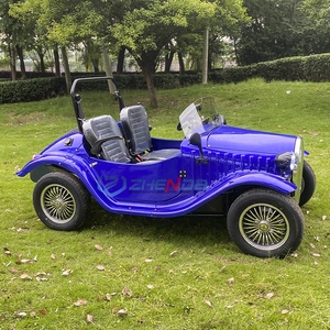 Nouvelles Voitures de Luxe en Promotion : Voiture Électrique Classique Vintage 2 Places pour le Tourisme et les Visites Touristiques - Mini Cart Classique - Product Image 6