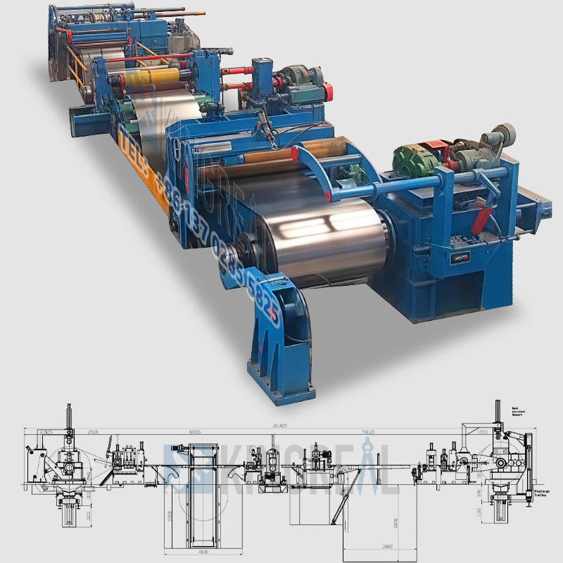 KINGREAL Full Automatic Metal Sheet Coil Slitting Machine Coil Cutter ...