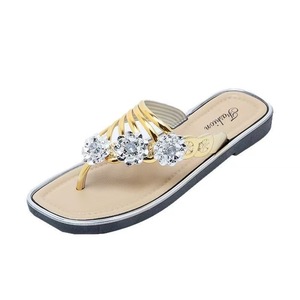 Nouvelles pantoufles pour femmes, sandales d'été, nouvelles chaussures plates <span class=keywords><strong>argent</strong></span>ées pour femmes, pantoufles décontractées pour femmes, tongs pour femmes - Product Image 5