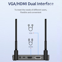 Langstrecken-WLAN-HD-Sender-Empfänger-Adapter 4K Ultra HD Streaming Video Display Drahtloser Adapter
