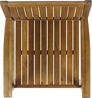 Chaises d'extérieur en bois d'acacia (lot de 2), teck