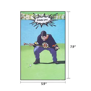 Microfiber वफ़ल कपड़े Carabiner क्लिप के साथ के लिए व्यक्तिगत गोल्फ तौलिए आदमी मजेदार