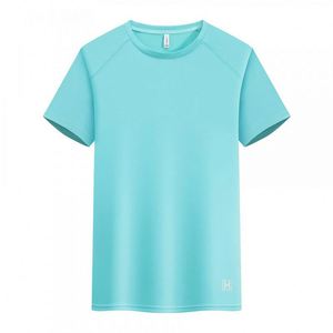 T-shirt à manches courtes col rond à séchage rapide logo personnalisé Marathon Sports de plein air vêtements de travail groupe publicité T-shirt - Product Image 6