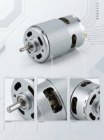 Motor DC RS550/RS555 12V Miniatur Motor DC Magnet Permanen Berus Sikat Cocok untuk Kipas Rumah Pintar dan Peralatan Rumah Tangga