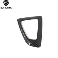 Pour BMW F20 F30 F25 F26 F15 F16 Garniture de finition intérieure en fibre de carbone sèche pour le cache du levier de vitesse, uniquement LHD, Séries 1 2 3 4 5 6 7 X