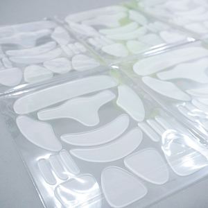 Meilleur lot personnalisé de 16 patchs anti-rides réutilisables en silicone pour le visage, le front, les yeux et les rides du sourire, pour masques - Product Image 4