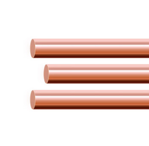 Barre en cuivre non allié sur mesure / Barre de cuivre pour accessoires de plomberie et sanitaires, forme ronde - Product Image 2