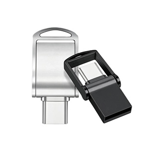 แฟลชไดรฟ์ USB Type C โลหะแบบใหม่ ขายส่ง ของขวัญธุรกิจ สั่งทำโลโก้ได้ 2 in 1 OTG ราคาถูก - Product Image 4