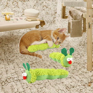 Juguete de Peluche Ecológico y Adorable para Mascotas, Oruga de Juguete para Gatos, Gusanos de Menta, Almohada de Frutas, Suministros Nuevos al por Mayor - Product Image 3