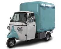 Bar à bière de rue Tricycle de restauration rapide électrique à trois roues vélo glaces café boissons chariot à vendre