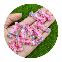 Thème de la saint-valentin bonbon Dessert Flatback résine Cabochons embellissements perles Slime charmes pour fournisseur de fabrication de bijoux