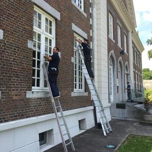 <span class=keywords><strong>9</strong></span> mét/30.4feet leo nhôm thang ba bước mở rộng CẦU THANG Thang hiện đại gấp thang 150kgs - Product Image 3