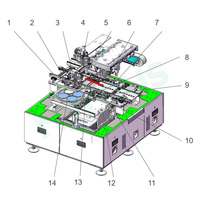 Machine de collage automatique de puces HY-GD3000 pour l'emballage de circuits intégrés