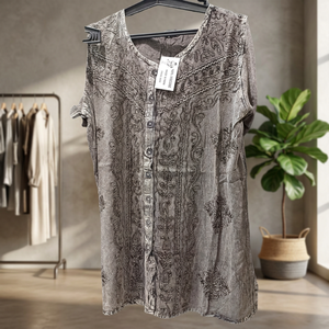 Haute Qualité Coton Bohème Kurti Coloré Broderie Travail Dernière Flanelle Robe à Manches Longues avec Design Long Plus Options De Taille - Product Image 3