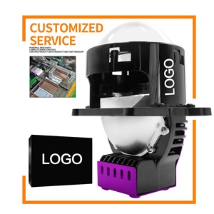 Tùy chỉnh với 2 laser tự động hệ thống chiếu sáng phổ cao cấp 3inch 2.5inch 126W 2 ly LED bi-projector ống kính đèn pha cho xe - Product Image 3