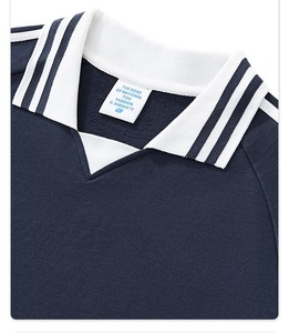 <span class=keywords><strong>Felpa</strong></span> con Cappuccio Personalizzata 100% Cotone 380g da Uomo, Autunno Primavera, a Righe, Vestibilità Ampia, Collo <span class=keywords><strong>Polo</strong></span>, Pullover - Product Image 6