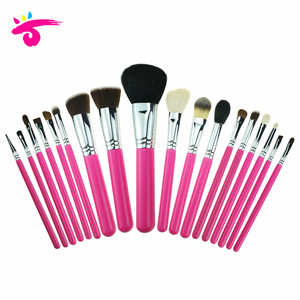 Haut De gamme en gros Manche En Bois Bleu Ciel Jeu De Brosse De <span class=keywords><strong>Maquillage</strong></span> de Cheveux En Nylon - Product Image 6