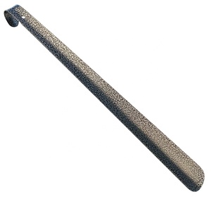 Nouveau <span class=keywords><strong>chausse</strong></span>-<span class=keywords><strong>pied</strong></span> long (16.5 pouces)-<span class=keywords><strong>chausse</strong></span>-<span class=keywords><strong>pied</strong></span> en métal pour voyage, botte-grande portée de mobilité étendue poignée en cuir en acier inoxydable durable - Product Image 1