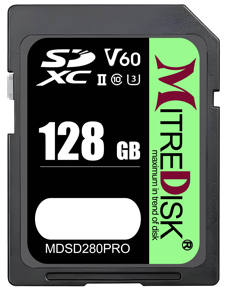 Tarjeta de Memoria Digital Segura, Material Plástico, Cámara Profesional, Video, Velocidad Extrema Pro U3 Clase 10 A1 MDSD280PRO - Product Image 2