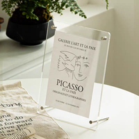 Présentoir acrylique imperméable personnalisable de support de Tableau de panneau d'affichage pour des panneaux publicitaires