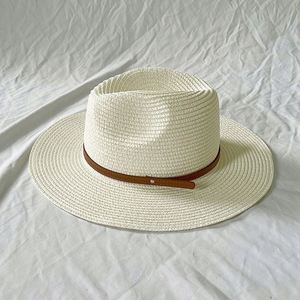 Chapeau de paille personnalisé pour femmes et hommes, chapeau de soleil tendance pour la rue et les activités de plein air - Product Image 4