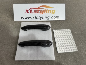 Accessoires de voiture véritable fibre de carbone sèche porte poignée extérieure garniture de poignée de porte pour BMW série 3 G20 LCI 2022 <span class=keywords><strong>2023</strong></span> - Product Image 4