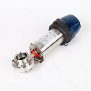 Interrupteur intelligent en acier inoxydable 304 à installation rapide, à simple action, avec tête intelligente DY-BV12508, commande manuelle, type papillon - Product Image 3