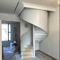 Escaliers en spirale en acier sur mesure pour petits appartements - Utilisation intérieure, design tendance