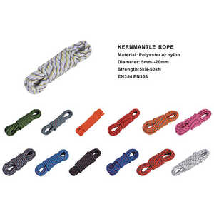 เชือกนิรภัยทนทาน 100% โพลีเอสเตอร์ สำหรับปีนเขา เชือกนิรภัย CE/EN358 - Product Image 2