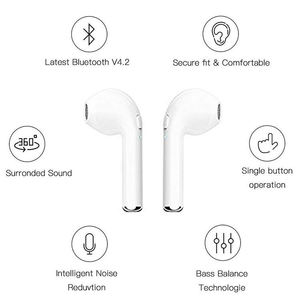 Beste I7s Noise Cancelling <span class=keywords><strong>Mini</strong></span> Hifi Draadloze Bluetooth TWS Muziek Accessoires Oordopjes en Hoofdtelefoons Prijs - Product Image 5