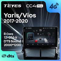 TEYES CC4 PRO Para Toyota Yaris Vios 2017 - 2020 CarPlay Android Auto 2DIN Autoradio Radio Multimedia Estéreo